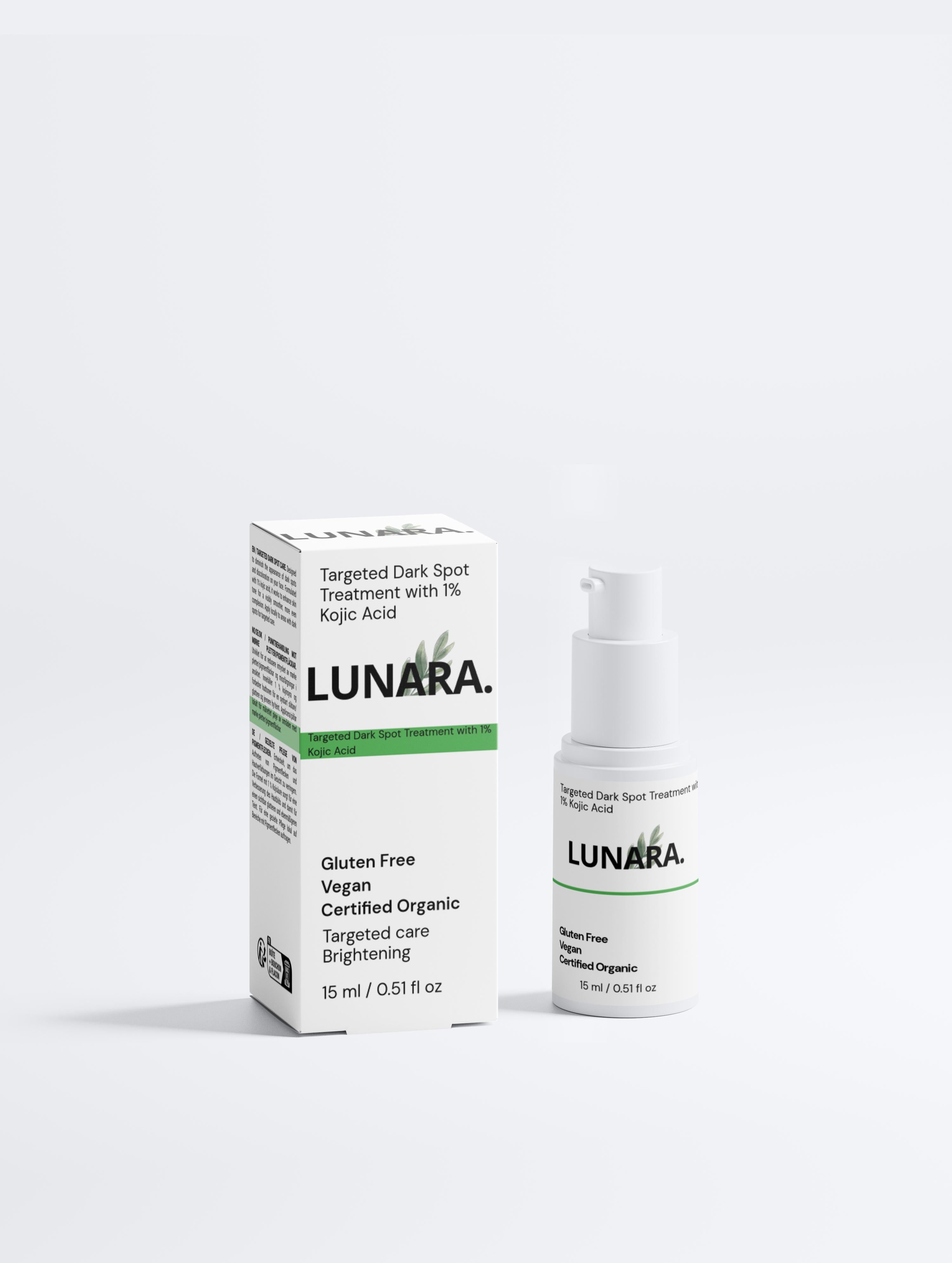LUNARA- Targeted Dark Spot Care, 1% Kojic Acid - 15ml