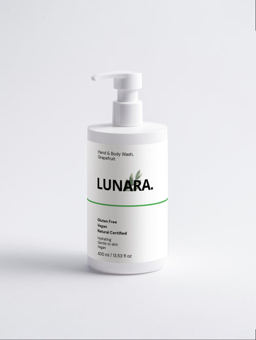 LUNARA- Hand & Body Wash, Grapefruit - 400ml