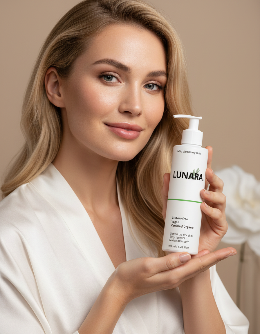 LUNARA- Natural Gentle Cleansing Milk - 190ml